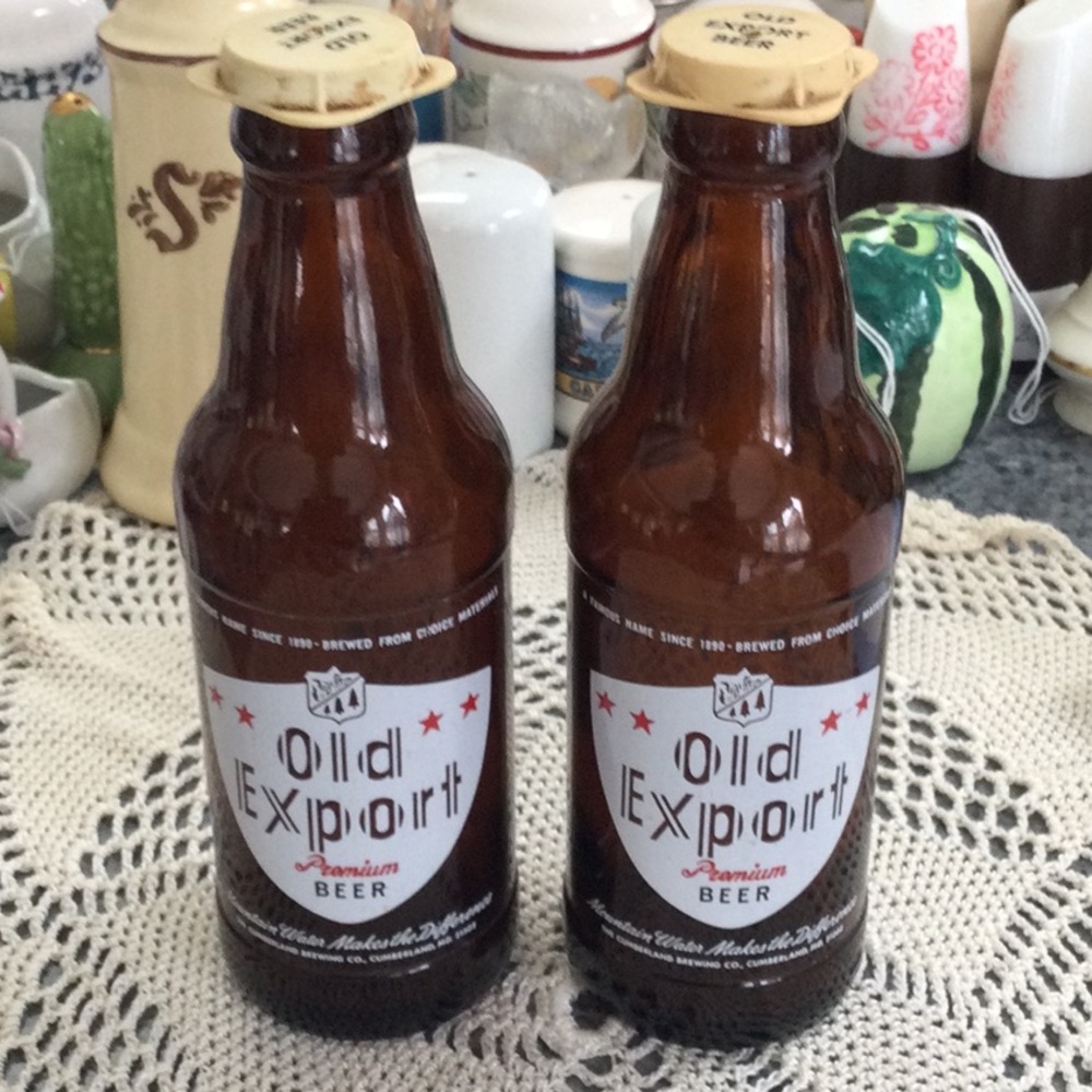 Old Export salt and pepper shakers from closed tavern 1990’s.